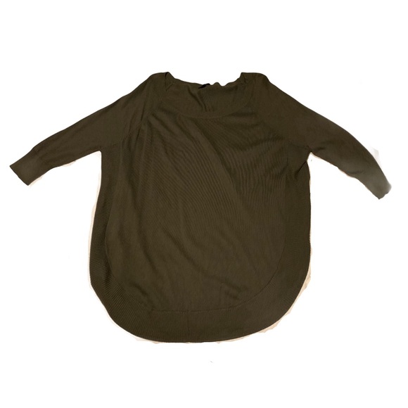 Express Sweaters - EXPRESS Olive Green Scoop Neck Sweater!